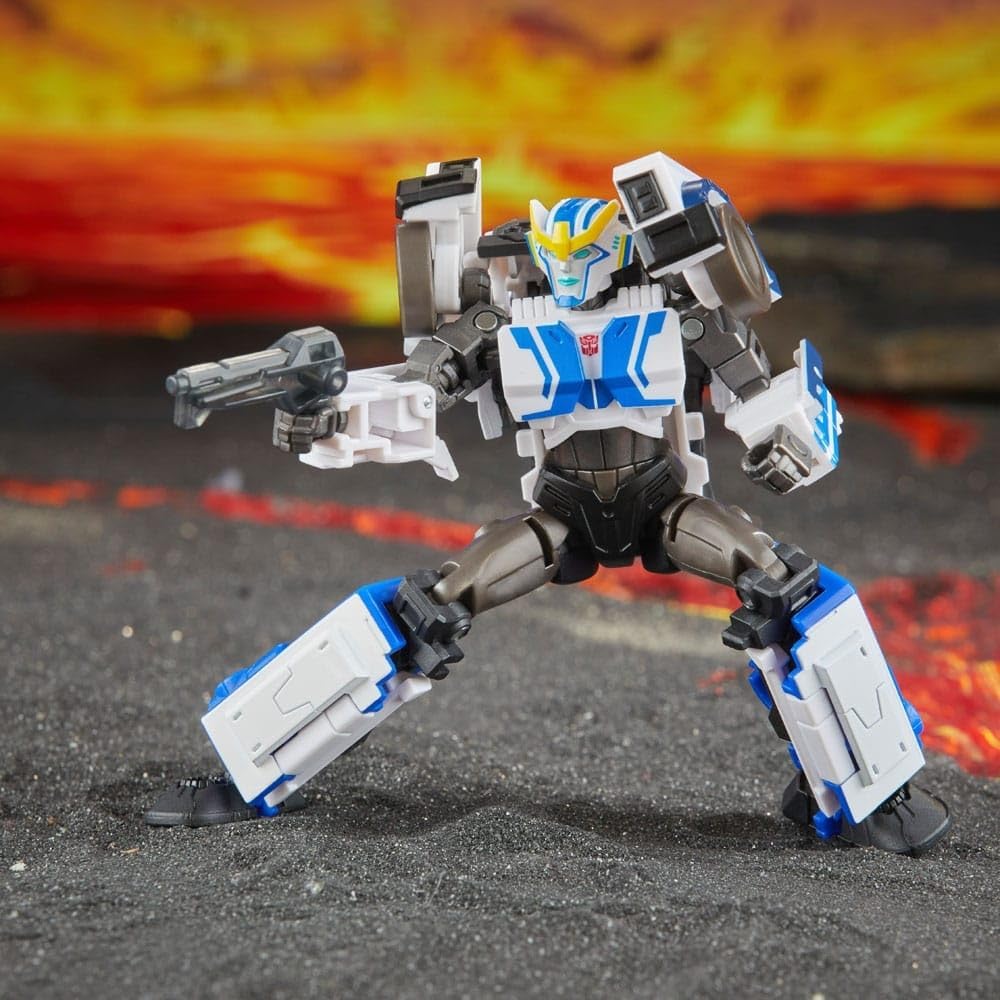 Figura de ação Strongarm da classe Deluxe de Transformers Legacy United Robots in Disguise 2015 Universe