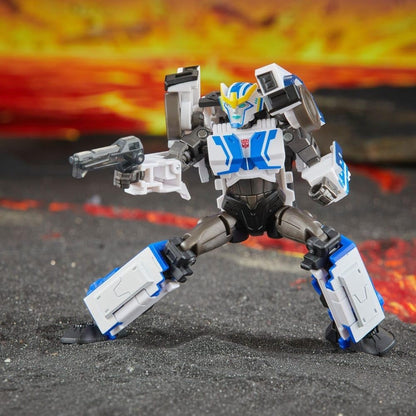 Figura de ação Strongarm da classe Deluxe de Transformers Legacy United Robots in Disguise 2015 Universe