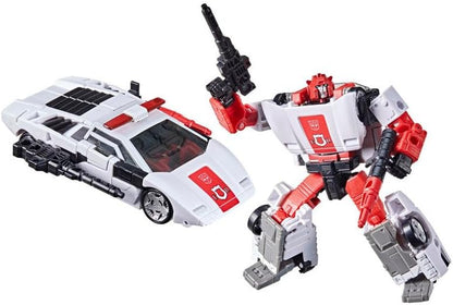 Transformers Hasbro Kingdom War for Cybertron Red Alert Action Figure, inspirado na G1, conversão em 17 passos
