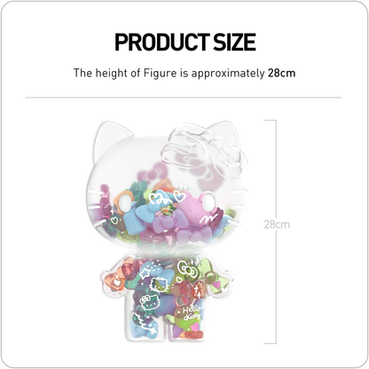 Bonecos da série POP MART Hello Kitty 50º aniversário, 1 peça, design premium, presentes para mulheres, boneco de ação colecionável favorito dos fãs