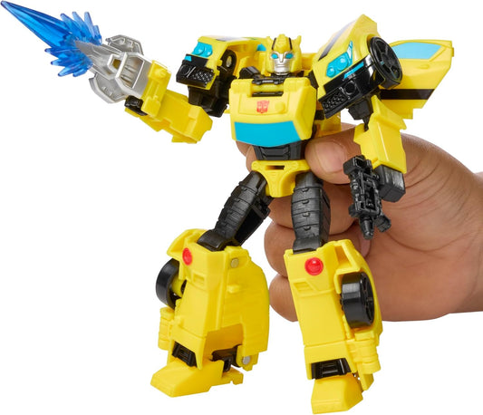 Transformers Prime Changers Bumblebee - Figura de Acção, Transforma-se de Robot em Carrinho, para Crianças a partir dos 6 Anos