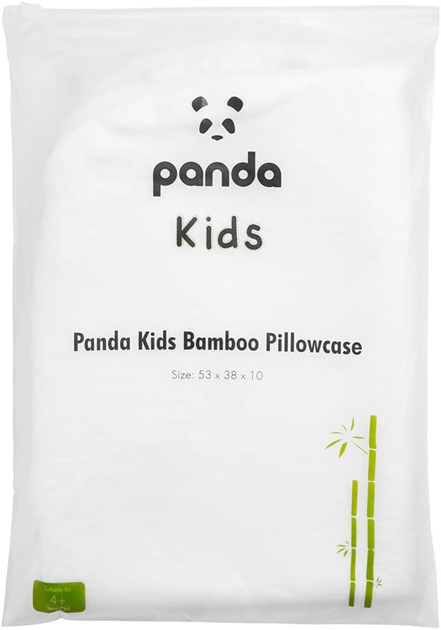 Fronha de almofada em bambu Panda Kids – 4+ anos (apenas fronha)