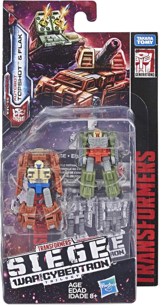 Transformers Generations War for Cybertron: Siege Micromaster WFC-S6 Autobot Battle Patrol - Pack de 2 Figuras de Acção