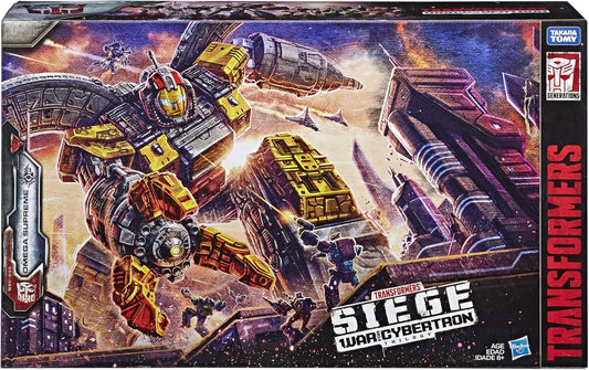 Transformers Generations War for Cybertron Titan WFC-S29 Omega Supreme - Figura de Acção - Converte-se num Centro de Comando - Adultos e Crianças a partir dos 8 Anos, 60 cm