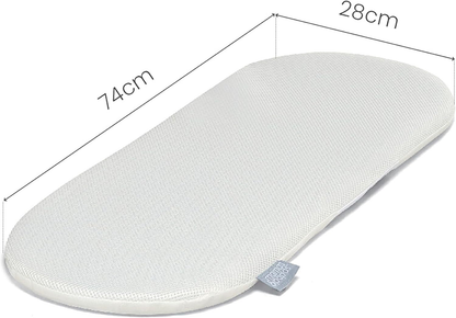 Mamas & Papas Baby Colchão Grande para Moisés, Móveis de Creche – 74 x 28 x 3,5 cm