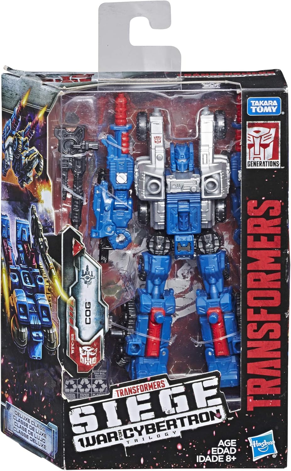 Figura de acção Transformers Generations War for Cybertron: Siege Deluxe Class WFC-S8 Cog Weaponizer