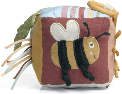 Mamas & Papas Peluche para bebés/crianças pequenas - Cubo de atividades - Grateful Garden, Multi