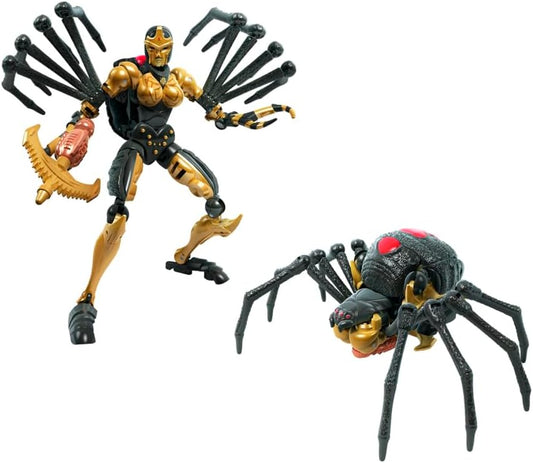 Transformers Generations War for Cybertron: Kingdom Deluxe WFC-K5 Blackarachnia - Figura de Acção - Para Crianças a partir dos 8 Anos, 14 cm, Multicolor F0670
