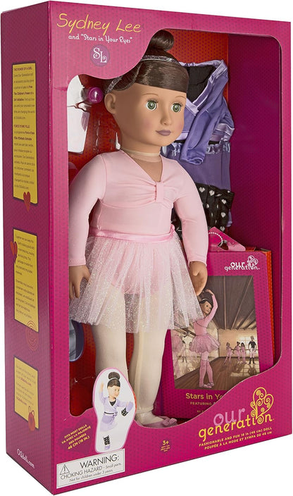 Conjunto de treino de agilidade Our Generation para bonecas de 45 cm e animais de estimação Natalia e Nillie – Kit de brinquedos infantis de faz de conta com acessórios de 46 cm – Diversão para bonecas e cães – Indicado para crianças a partir de 3 anos