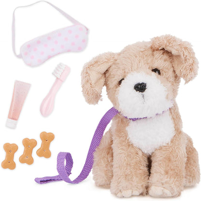 A Nossa Geração - Cama para animais de estimação e conjunto para peluches - Brinquedo de peluche - Acessórios para bonecas de 46 cm - Brincadeira de faz de conta - Brinquedo para crianças a partir dos 3 anos - Beliche para cachorros