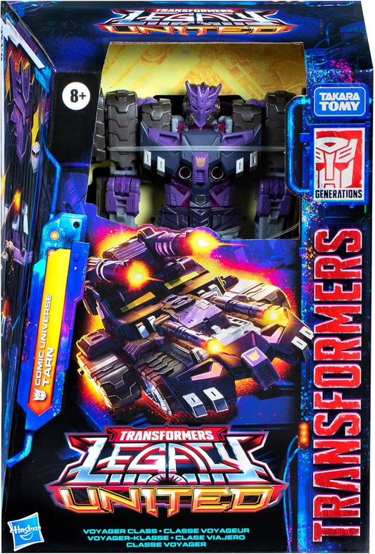 Figura de ação Transformers Legacy United Voyager Comic Universe Tarn de 18 cm