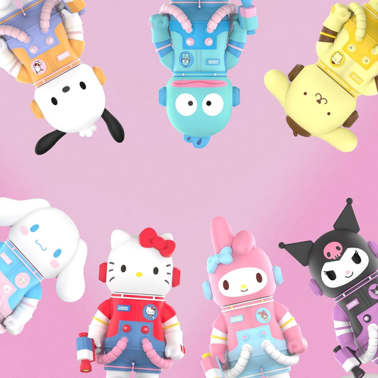 POP MART MEGA SPACE MOLLY SANRIO 400% Design Premium Presentes para Mulheres Figura de Acção de Brinquedo de Arte Chique Colecionável Favorita dos Fãs