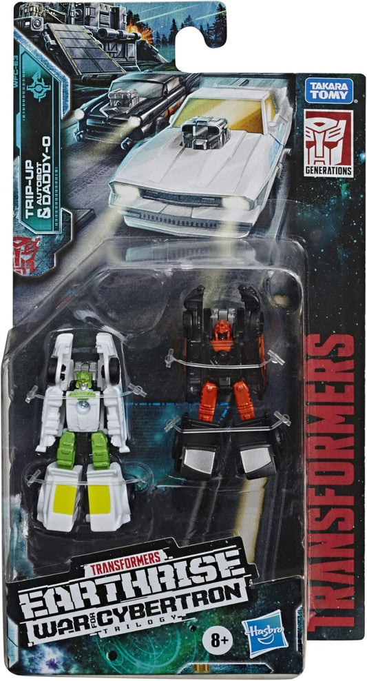 Transformers Generations War for Cybertron: Earthrise Micromaster WFC-E3 Hot Rod Patrol - Pack de 2 - Para crianças a partir dos 8 anos, 3,8 cm (1,5 polegadas)