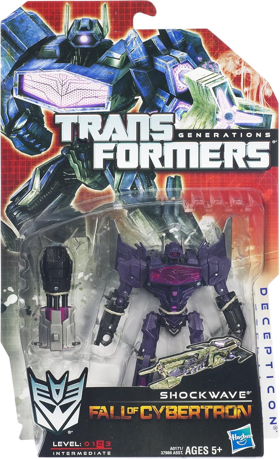 Figura Shockwave da Série 1 da linha Transformers Generations Fall of Cybertron