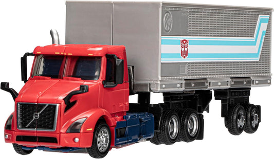 Figura de ação Transformers Generations Leader Class da Hasbro, Volvo VNR 300 Optimus Prime, 18 cm