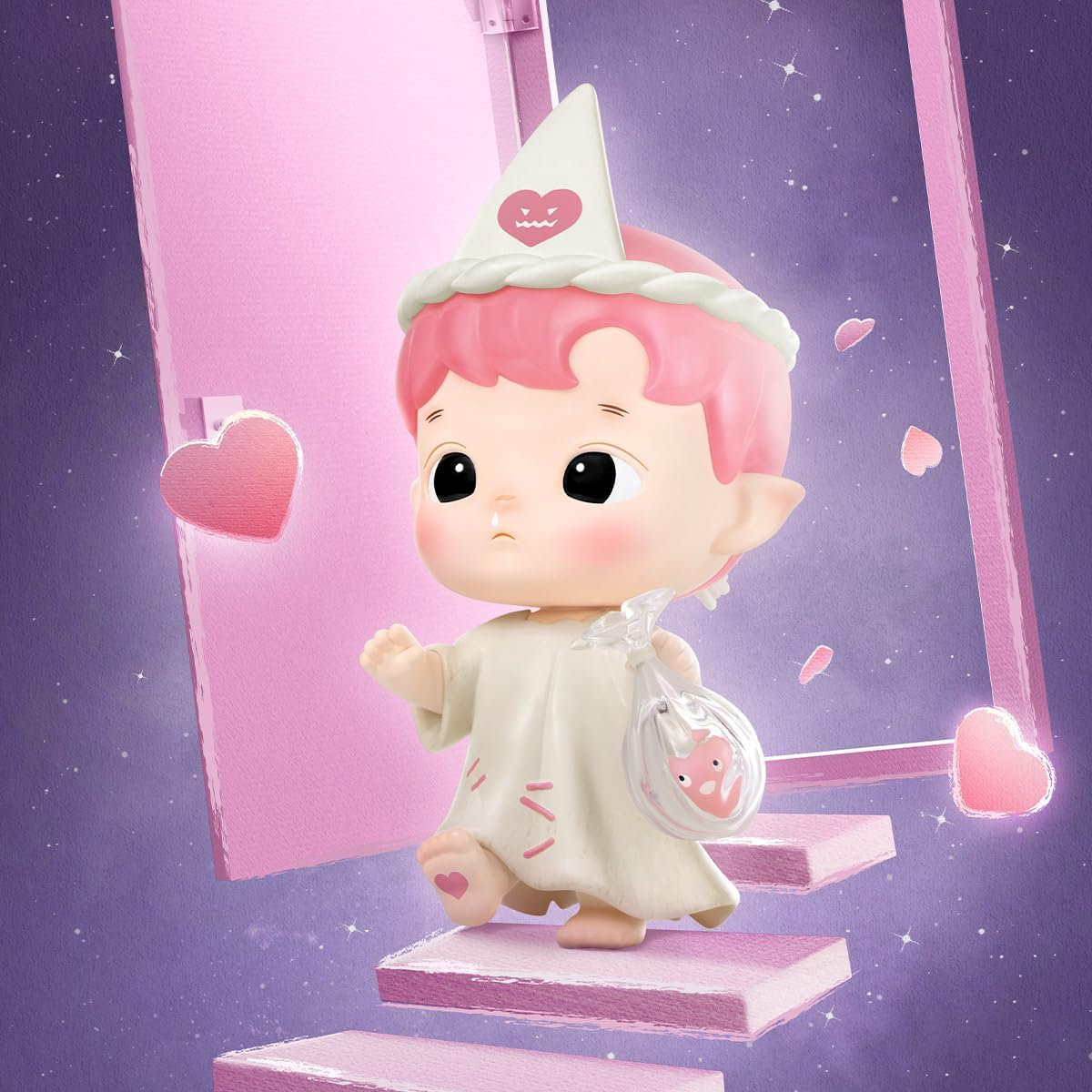 POP MART HACIPUPU Uma Noite de Fantasia Série - 1 Caixa com Figura de Ação Colecionável Premium. Design chic e encantador, presente ideal para mulheres e fãs de art toys. Item favorito para colecionadores, perfeito para decoração ou exibição.