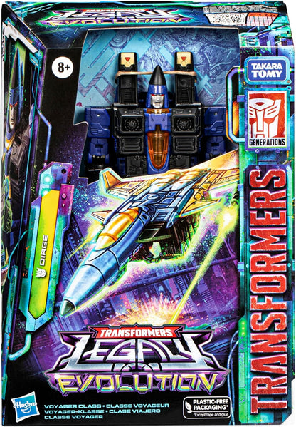Figura de ação Transformers Legacy Evolution Voyager Dirge de 18 cm