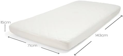 Protetor de colchão Mamas & Papas Cotbed, acolchoado AA, 1 unidade (1 unidades)