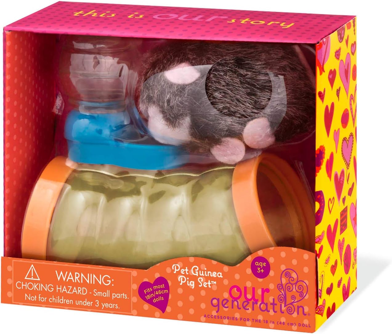 Our Generation - Conjunto porquinho-da-índia para animais de estimação BD37408D, multicolorido