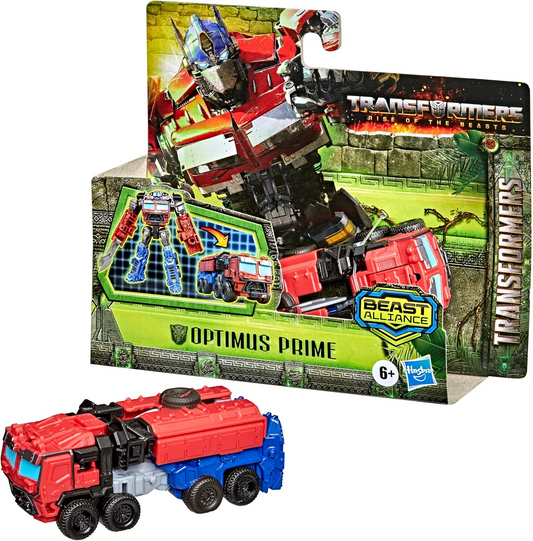 Transformers: Rise of the Beasts Film, Beast Alliance, Battle Changers Optimus Prime Action Figure – 6 and Up, 11 cm