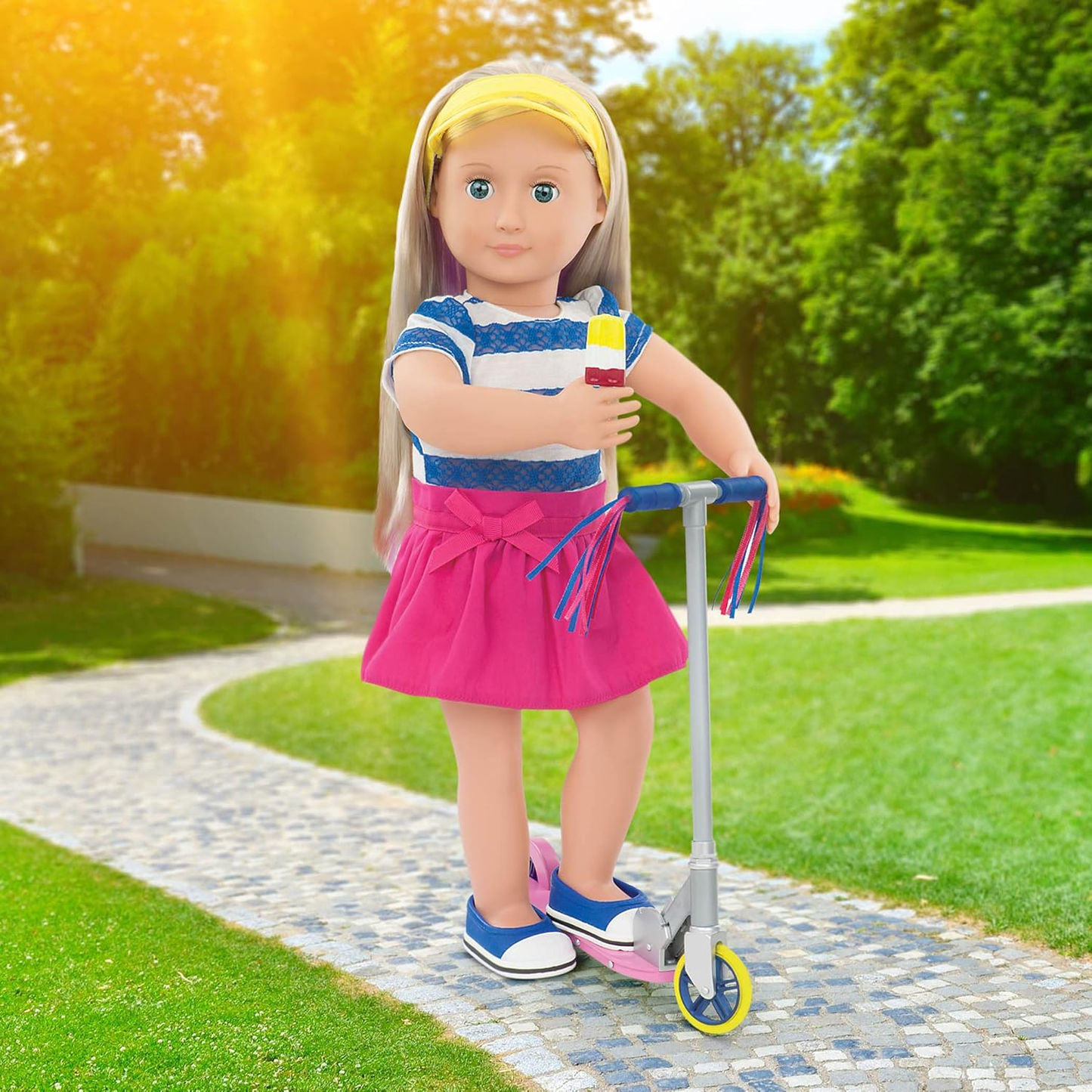 A nossa geração - Roupa de boneca de luxo Cute to Scoot de 45 cm