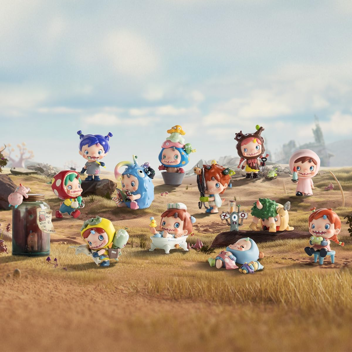 POP MART POLAR - Bonecos da série HELLO POLAR, temporada 1, 1 caixa, design premium, presentes para mulheres, boneco de ação colecionável e chique favorito dos fãs