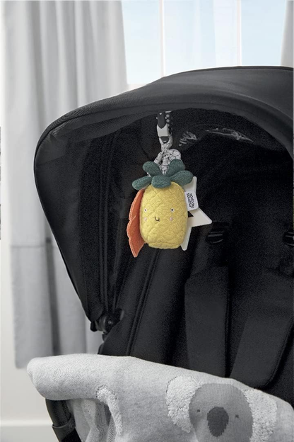 Brinquedo de dentição Linkie da Mamas & Papas, Wildly Adventures, Ananás