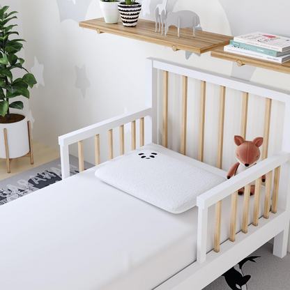 Almofada Panda para Crianças com Capa de Bambu - Suporte Médio-Firme, Teste de 30 Noites, Idades 2-4