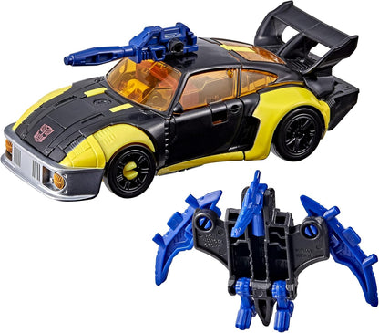 Transformers Generations War for Cybertron Golden Disk Collection Capítulo 2, Autobot Jackpot com Visão, para maiores de 8 anos, 14 cm (Exclusivo Amazon)