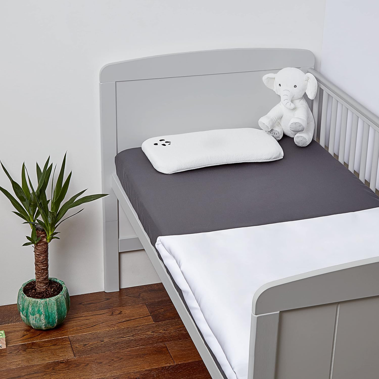 Capa de edredão Panda Kids 100% bambu (branca)