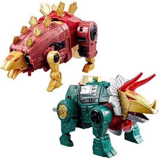 Transformers Generations Selects Age of the Primes Leader Class G2 Universe Dinobot Slug e Dinobot Snarl - Figuras de Acção Transformáveis, 8+