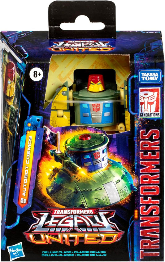 Figura de ação Transformers Legacy Deluxe Class Autobot Cosmos