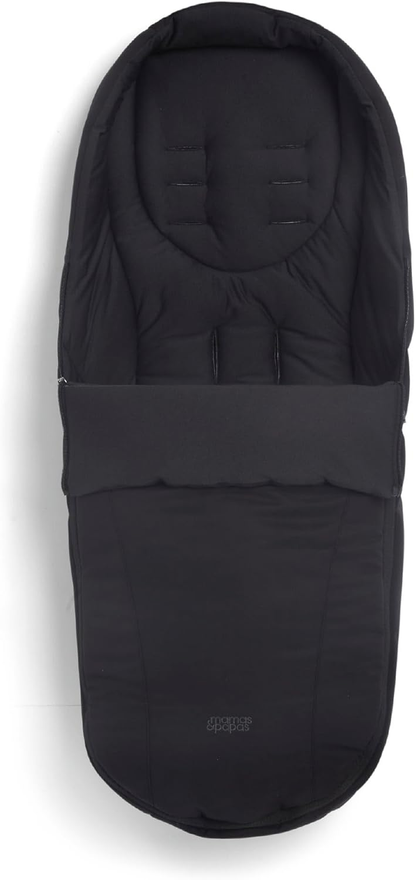 Mamas & Papas Flip XT3 Saco-capa para pés para clima frio com forro de lã macia e aconchegante, resistente à água, multiposições, azul-marinho