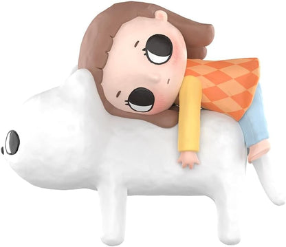 POP MART Nyota's Fluffy Life Series Conjunto completo de figuras (12 caixas) 2,5 polegadas Personagem articulado Design premium presentes para mulheres Caixa surpresa favorita dos fãs Boneco de ação de brinquedo colecionável