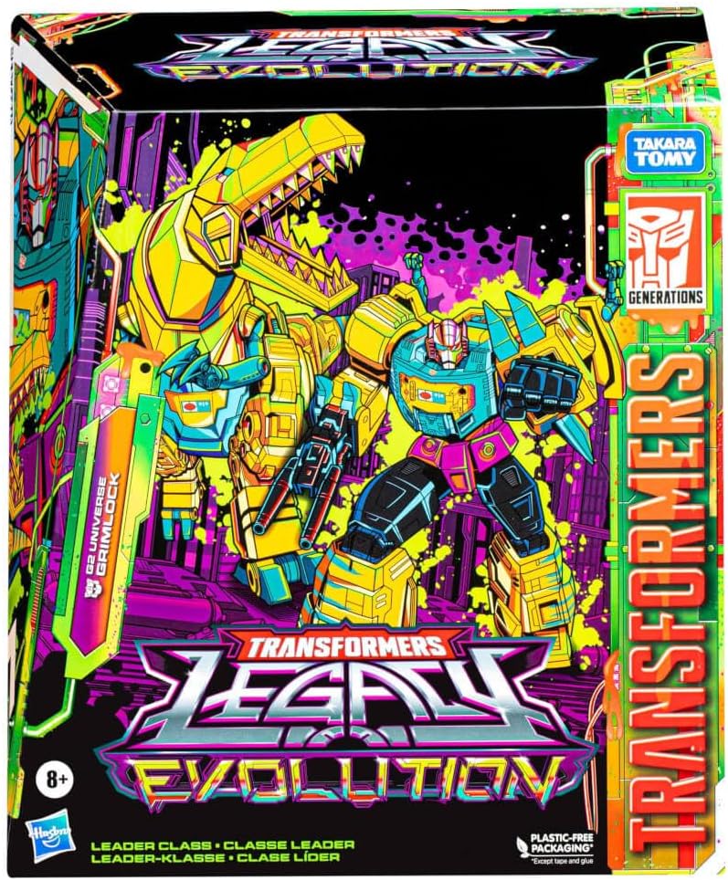 Transformers Generations Legacy Evolution Leader Class - Figura Grimlock G2 Universe - 22 cm