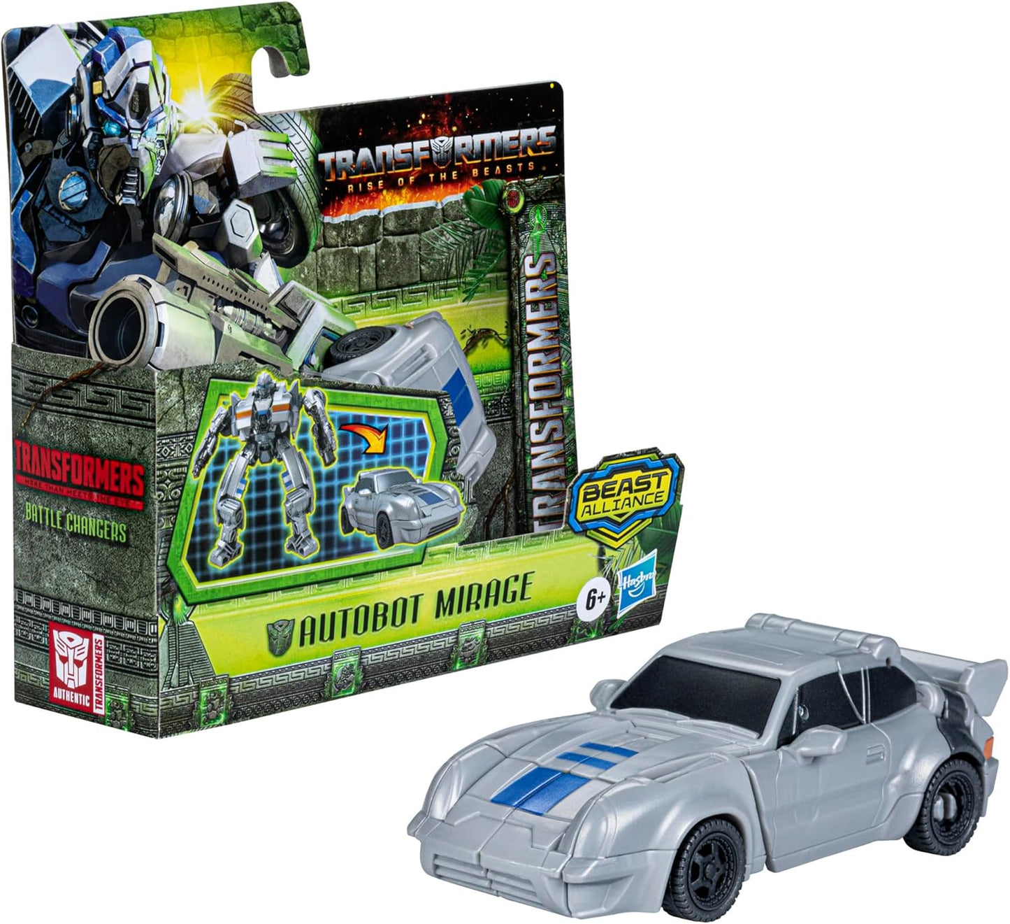Transformers: A Ascensão das Feras, Figura de Acção Battle Changers da Aliança das Feras, Autobot Mirage, 11 cm