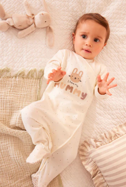 |BabyGirl| Fato de Dormir Familiar - Múmia Neutro (0-18 meses)