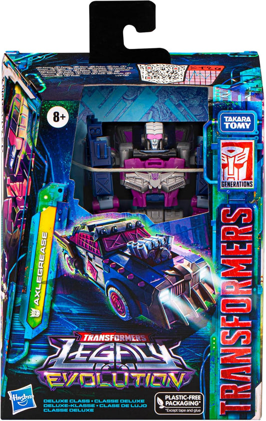 Figura de ação Transformers Legacy Evolution Deluxe Axlegrease de 5,5 polegadas