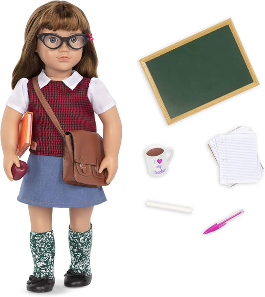 Boneca de atividades para professores da Our Generation, Taylor