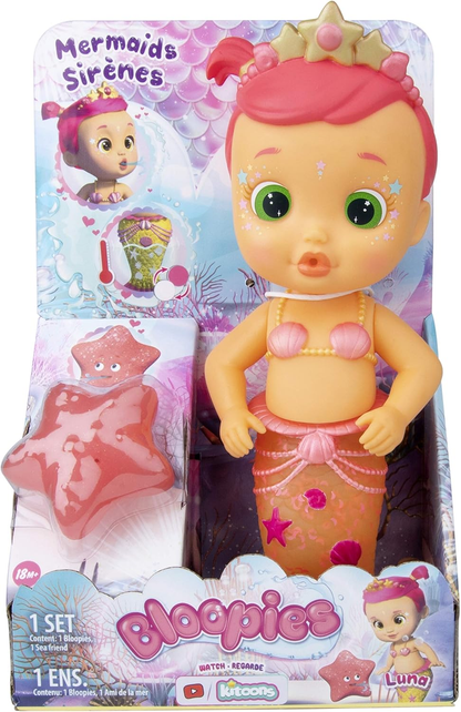 Bloopies Mermaids Luna - Brinquedo de Banho