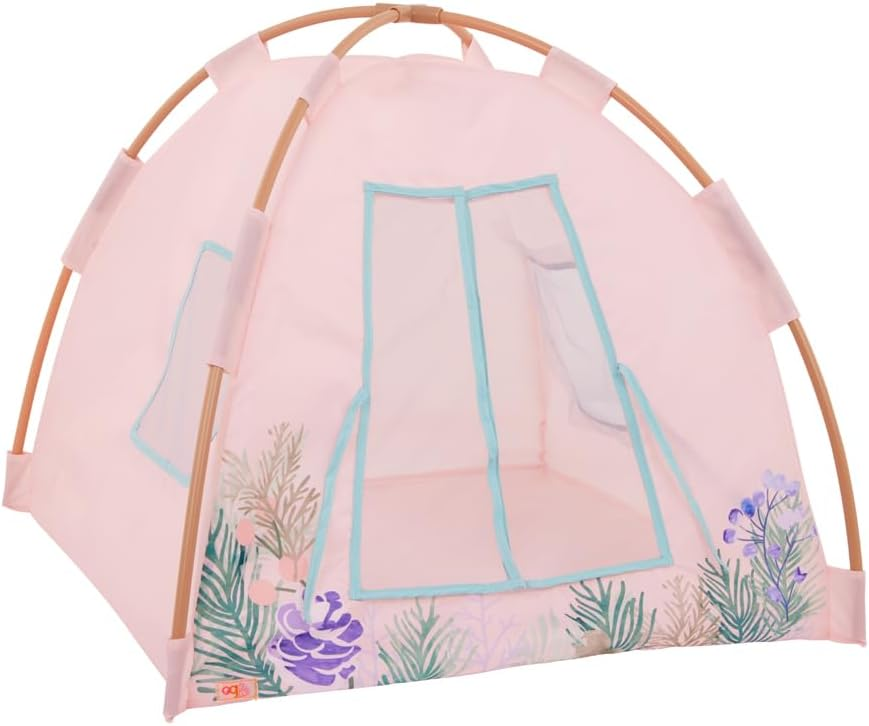 A Nossa Geração – Conjunto de tenda para bonecas – Brinquedos de campismo – Acessórios para bonecas de 45 cm – Brincadeira de faz de conta – Crianças a partir dos 3 anos – Noites de campismo