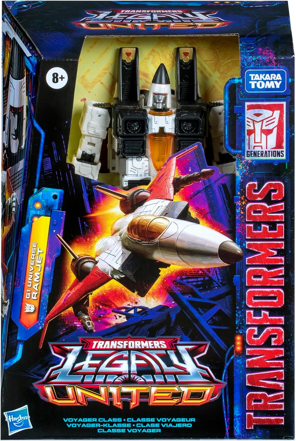 Figura de ação Transformers Legacy United Voyager Class G1 Universe Ramjet