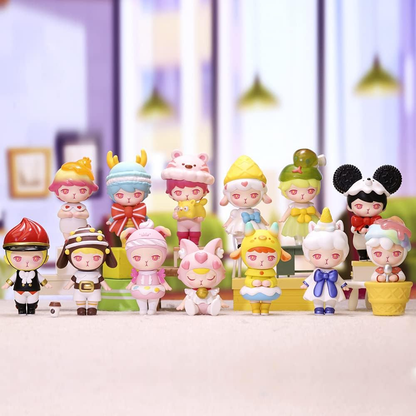 POP MART Coelho Série Zodíaco Chinês 3 Caixas Caixa de Figura de Acção Exclusiva Brinquedo Popular Brinquedo de Arte Colecionável Figura Bonita Presente Criativo, para Festa de Aniversário de Natal Feriado