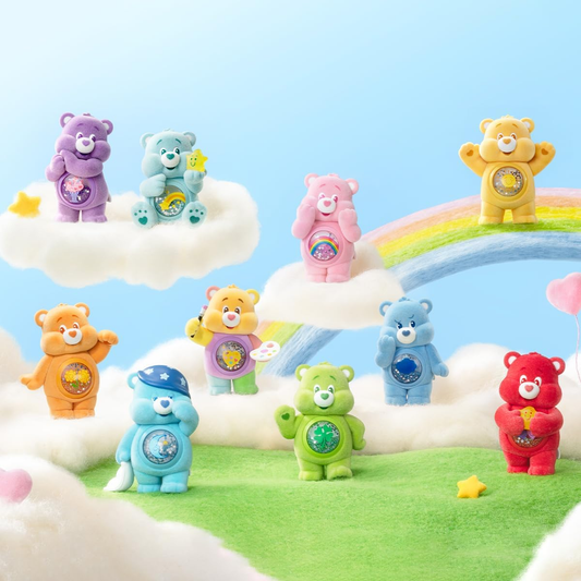 POP MART Ursinhos Carinhosos Série Abraços Coloridos Figuras Articuladas Personagem Design Premium Presentes para Mulheres Brinquedo Colecionável Favorito dos Fãs Figura de Ação 1PC