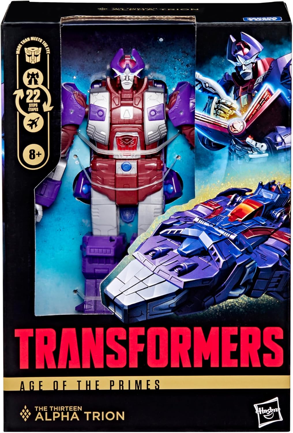 Figura de ação Transformers Age of Primes Voyager Class The Thirteen Alpha Trion