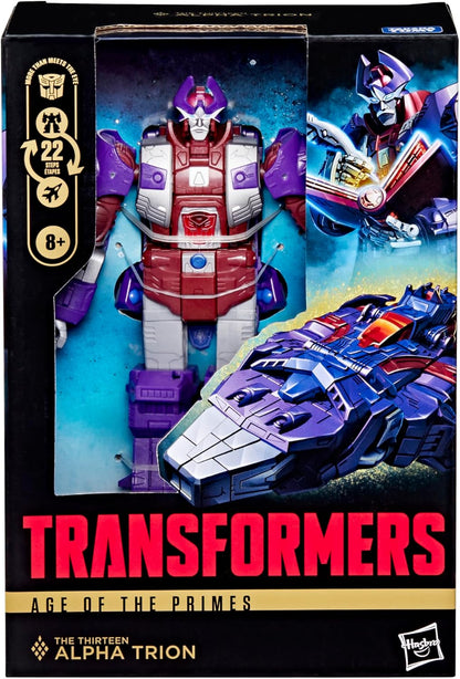 Figura de ação Transformers Age of Primes Voyager Class The Thirteen Alpha Trion