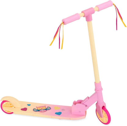 Fato de trotinete da Our Generation para bonecas de 18" - Owl Be Cruisin'