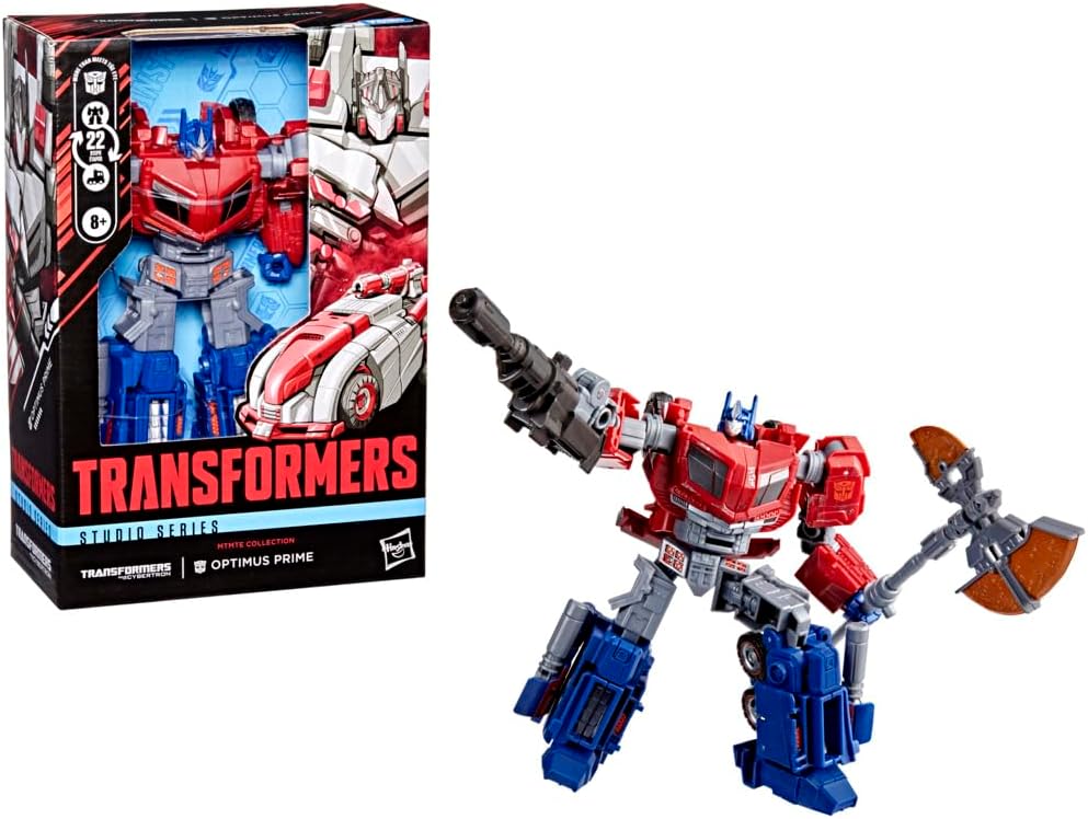 Figura de ação Transformers Studio Series MTMTE Collection War for Cybertron Optimus Prime