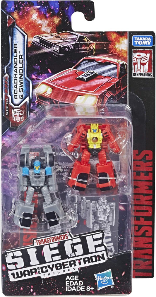 Transformers Generations War for Cybertron: Siege Micromaster WFC-S4 Autobot Race Car Patrol - Pack de 2 Figuras de Acção