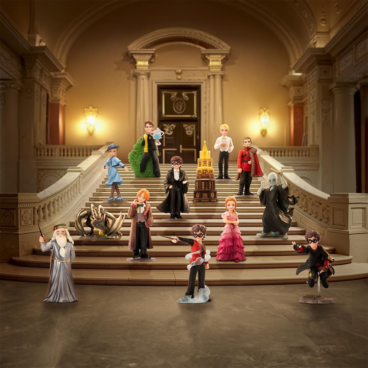 POP MART Harry Potter e o Cálice de Fogo Série Figuras 1PC Acessórios Decorativos, Presente